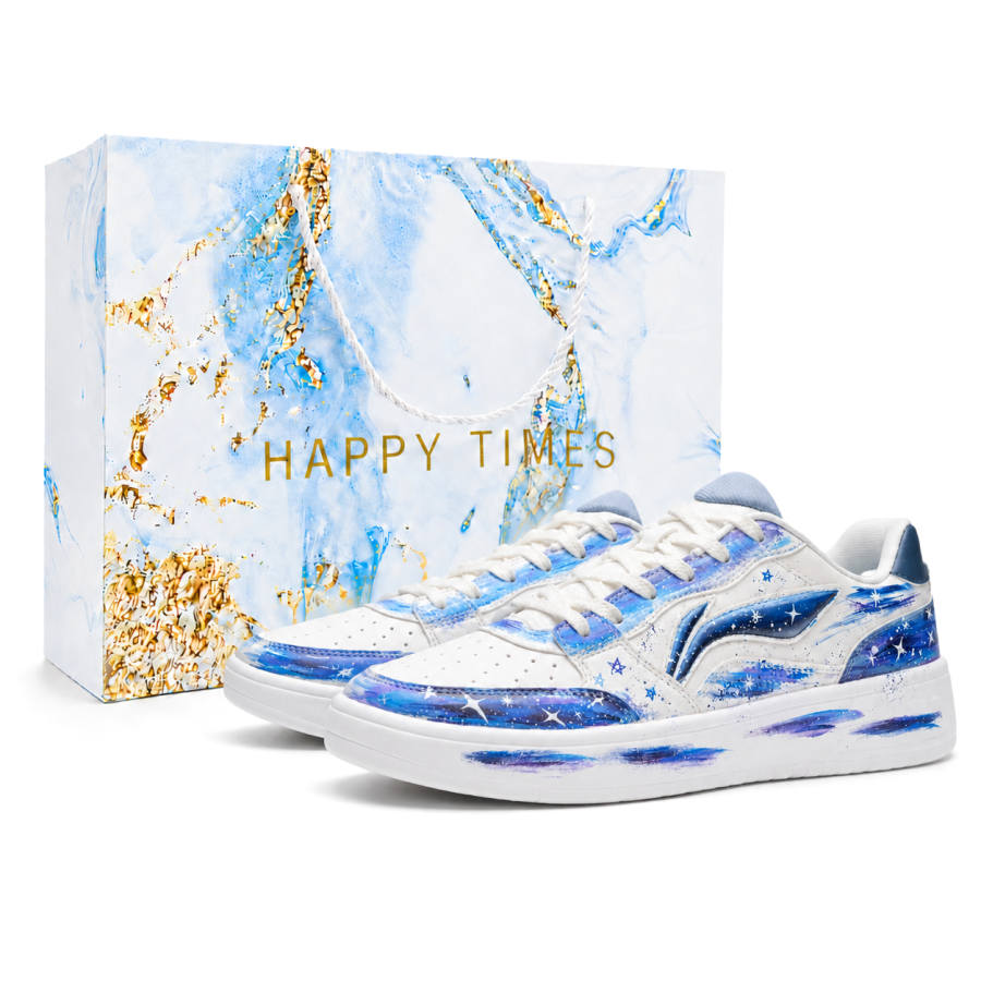 Li-Ning Li Ning Sycee Skateboard Shoes Unisex Low Top Blue