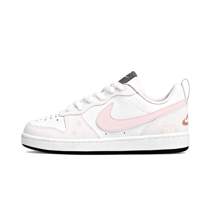 Nike Nike Court Borough Skateboard Shoes Women's Low Top Beige