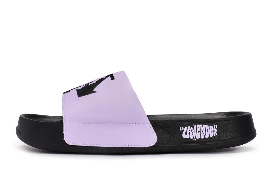 DESCENTE DESCENTE ICING NAS Slide Slippers Unisex Black/Purple