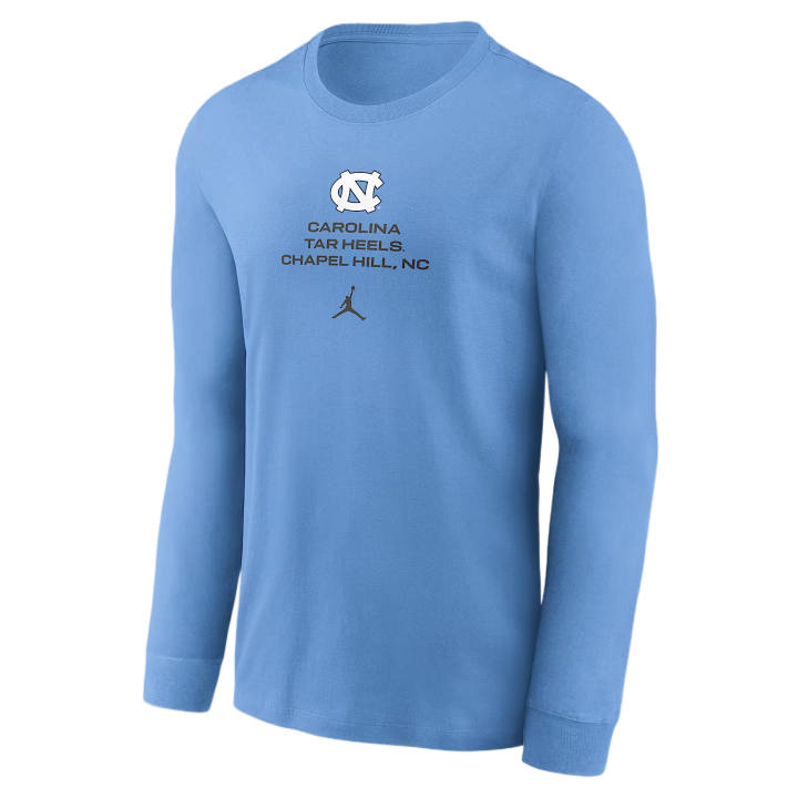 Jordan Jordan Dri FIT T Shirts Men's Courage Blue Crew Neck Moderate