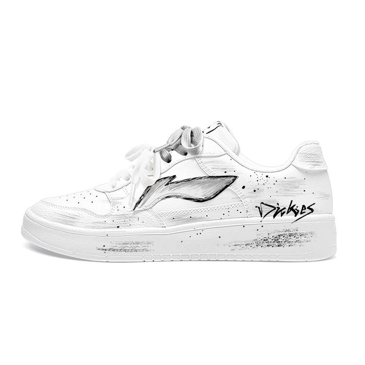 Li-Ning Li Ning Floating Boat Skateboard Shoes Men's Low Top White