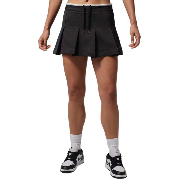 Jordan Jordan Flight Casual Short Skirts Women's Black/White Moderate Short Skirt