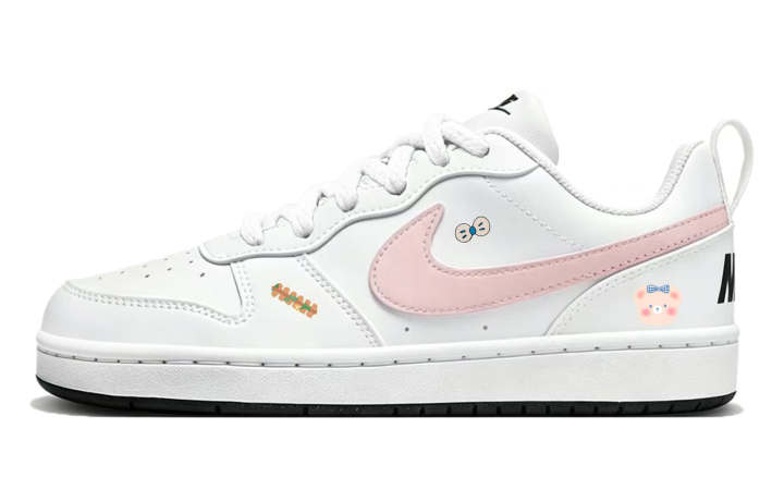 Nike Nike Court Borough 2 Skateboard Shoes Unisex Low Top Pink