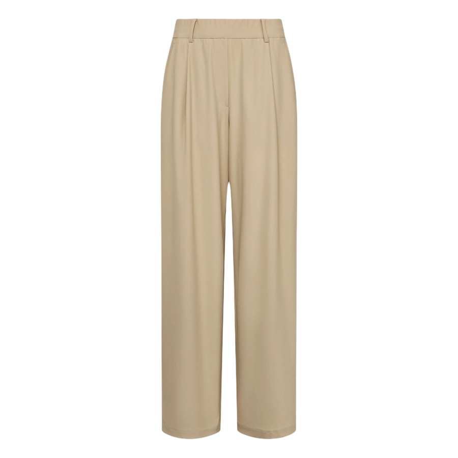 Adidas Adidas Casual Pants Women's Khaki Brown Moderate Straight Fit Pants