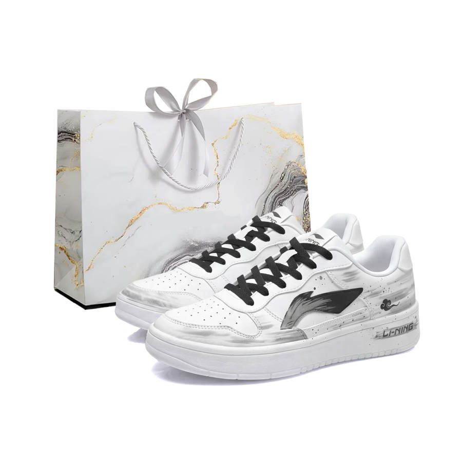 Li-Ning Li Ning Floating Boat Skateboard Shoes Men's Low Top Black