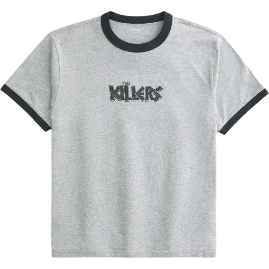 Hollister/ T Shirts Men's Heather Gray Crew Neck