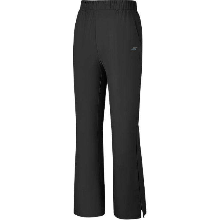 Skechers Knitted Sweatpants Women's Black Moderate Straight Fit Pants