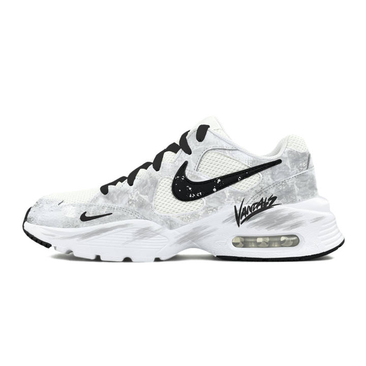 Nike Nike Air Max Fusion Synthetic Leather, Leather Low top Running Shoes Men's Gray