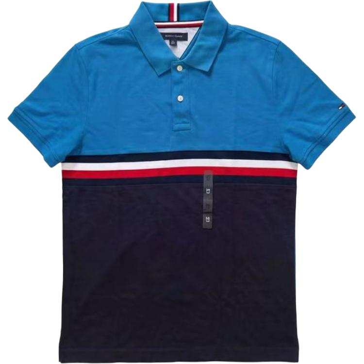 Tommy Hilfiger Polo Shirts Men's Royal Blue Moderate