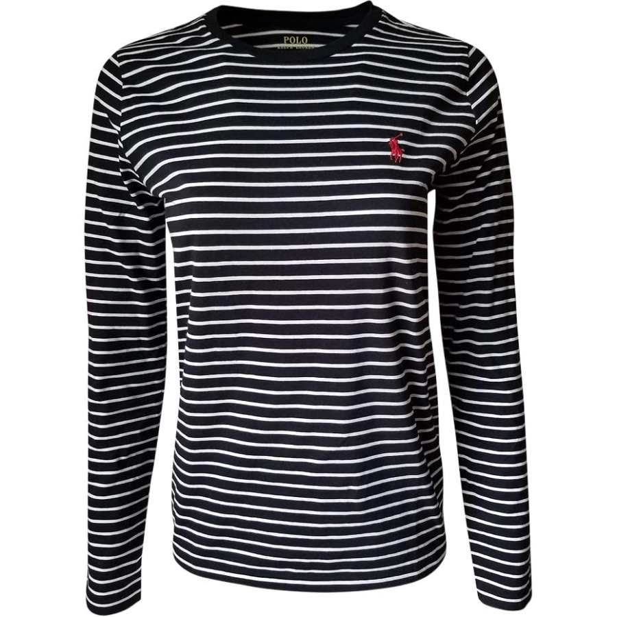 Polo Ralph Lauren T Shirts Women's Black Crew Neck Moderate Other