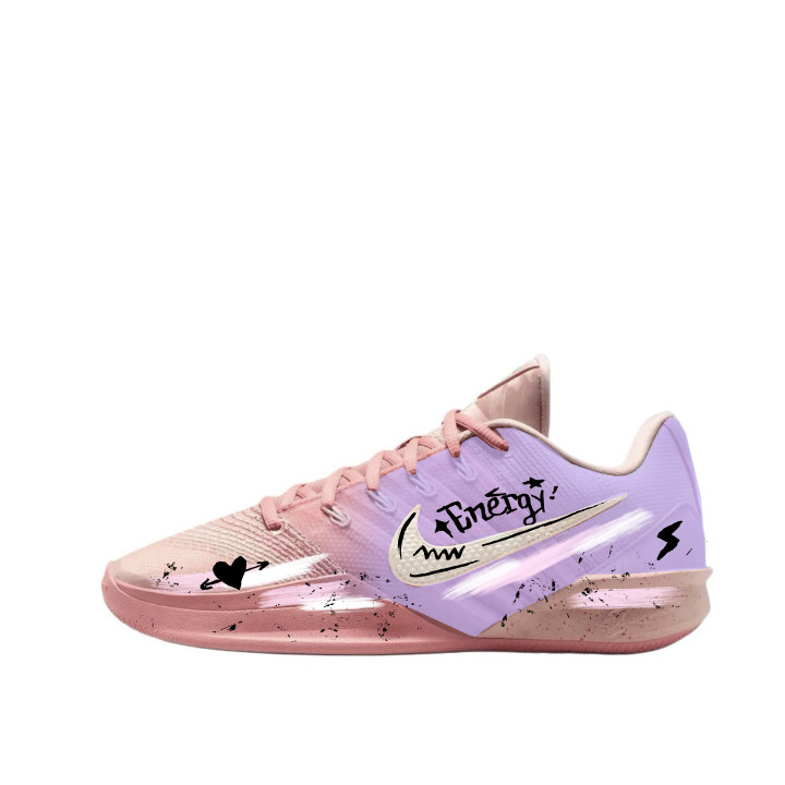 Nike Nike Sabrina 3 Basketball Shoes Unisex Low Top Pink Purple