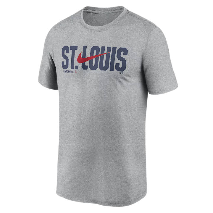 Nike Nike X MLB Dri Fit T Shirts Men's Gray Heather Crew Neck Moderate