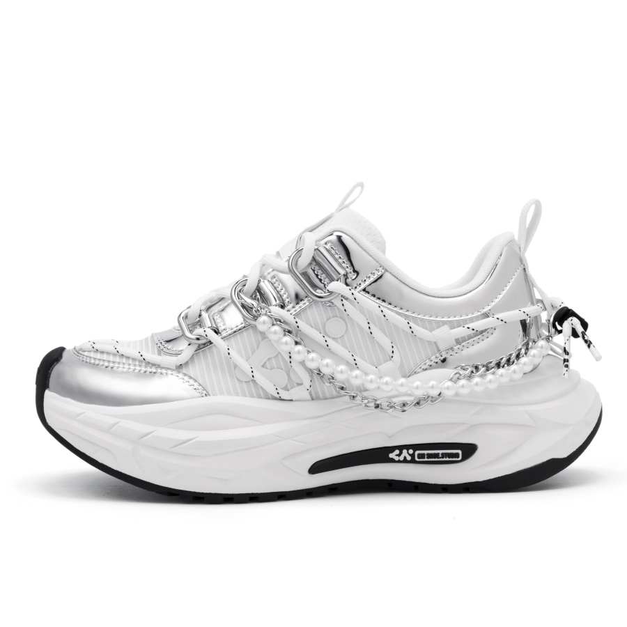 CN Cushioning Height Increasing Lightweight Breathable Slip Resistant Low top Casual City Commuting Running Shoes