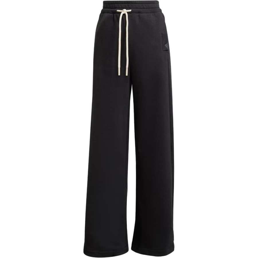Adidas Adidas Knitted Sweatpants Women's Black Moderate Wide Leg Pants