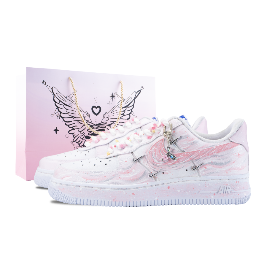 Nike Nike Air Force 1 Skateboard Shoes Women's Low Top White/Pink