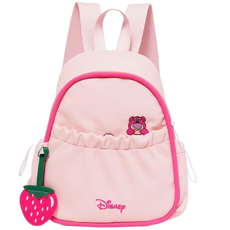 Disney Lotso Backpacks Strawberry Pink Charm Included
