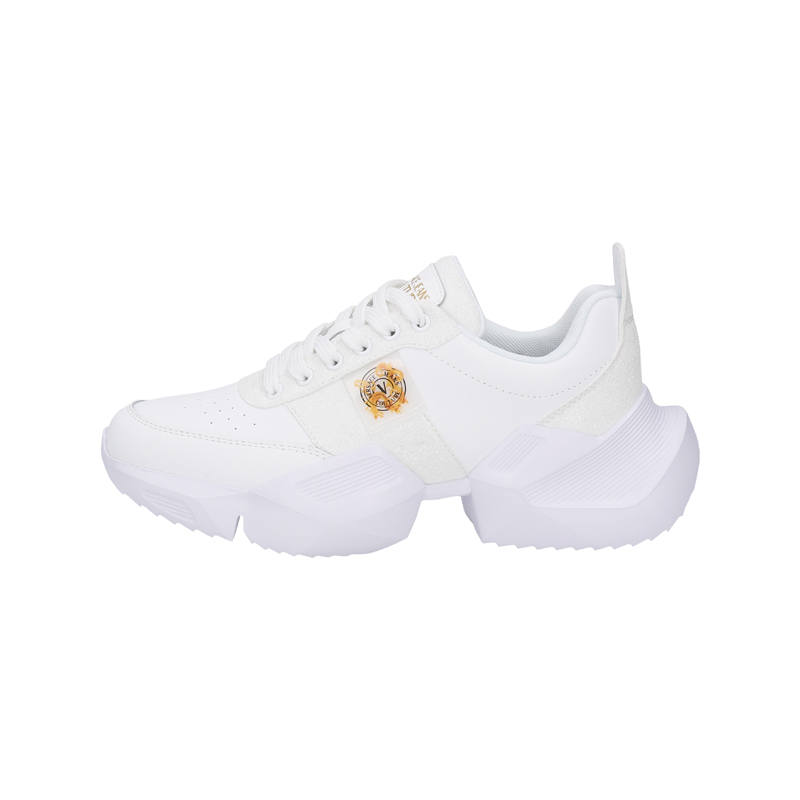 VERSACE JEANS COUTURE Chunky Sneakers Women's Low Top White