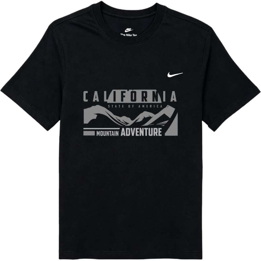 Nike Nike Sportswear T Shirts Unisex Black Crew Neck Moderate
