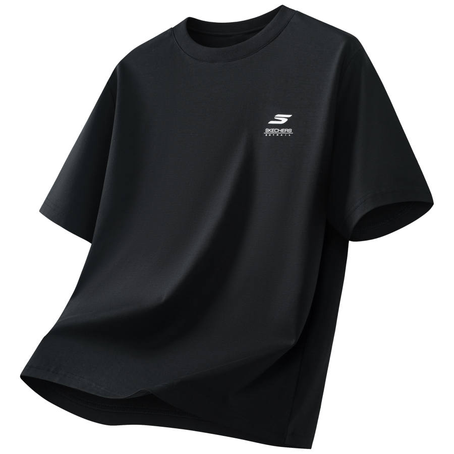 Skechers Colorful T Shirts Unisex Crew Neck Moderate Straight Fit