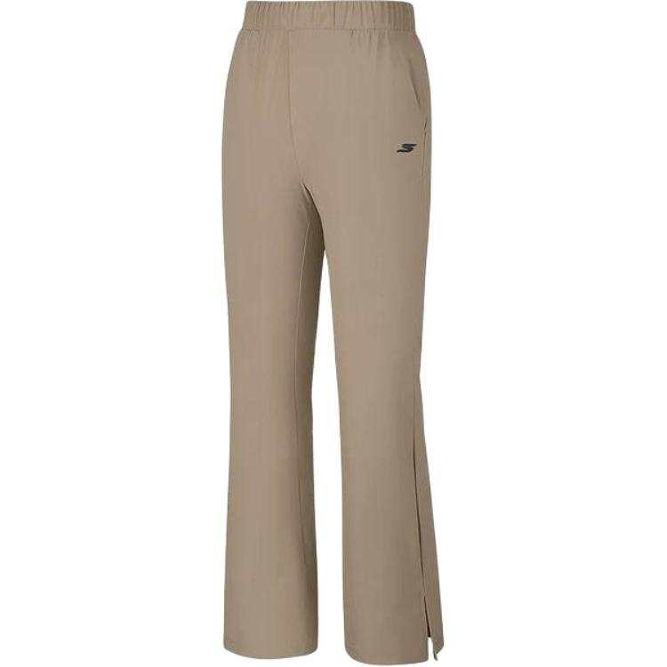Skechers Knitted Sweatpants Women's Tea Brown Moderate Wide Leg Pants
