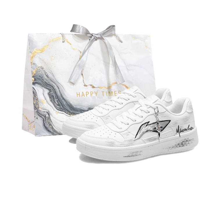 Li-Ning Li Ning Floating Boat Skateboard Shoes Unisex Low Top Gray