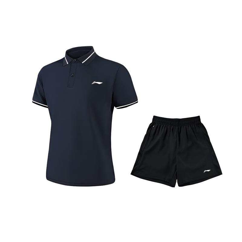 Li-Ning Li Ning Casual Sportswear Men's Polo Collar Moderate