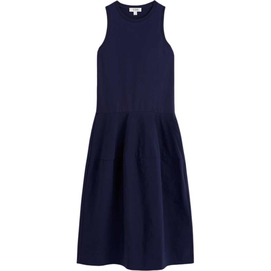 COS Sleeveless Dresses Women's Navy Blue Moderate