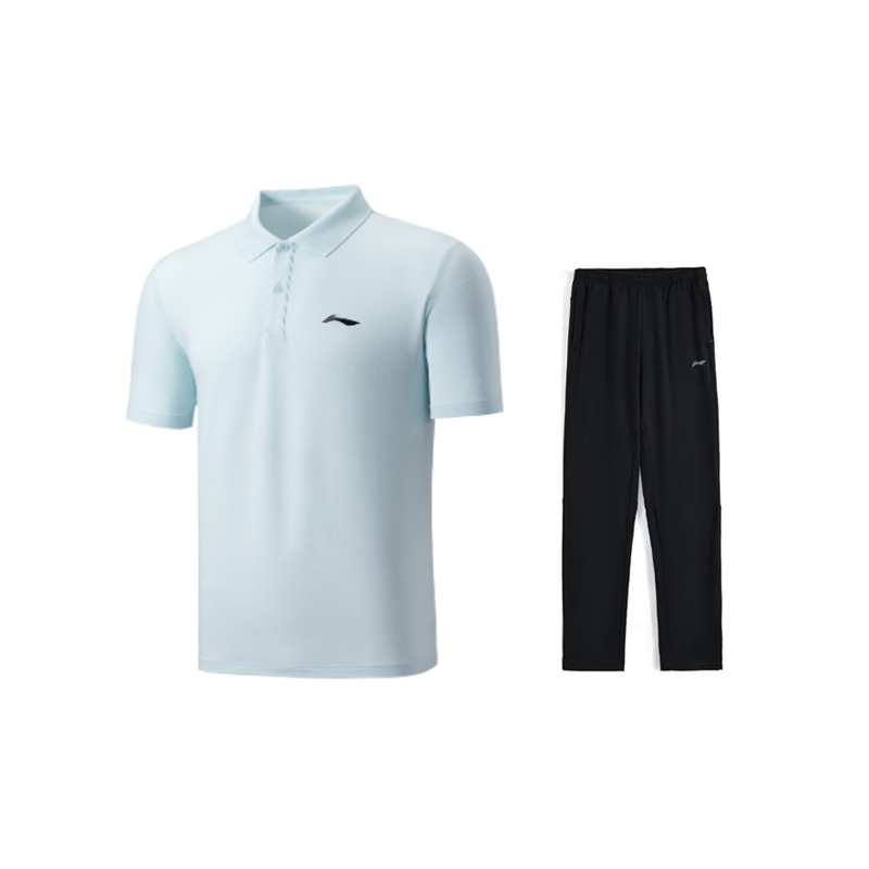Li-Ning Li Ning Casual Sportswear Men's Polo Collar Moderate