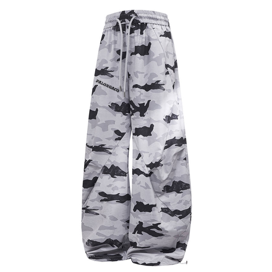 PAL ONGACO Casual Pants Unisex Moderate Wide Leg Pants