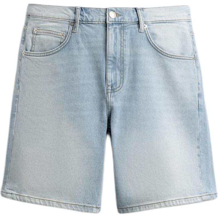 ZARA Denim Shorts Men's Light Blue Moderate