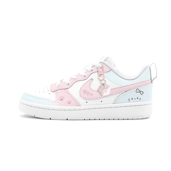 Nike Nike Court Borough 2 HEY Maris Sal Pomelo Slip Resistant Cushioning Height Increasing
