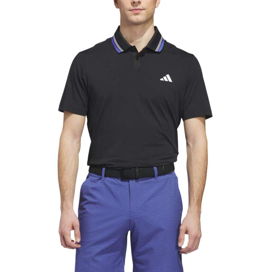 Adidas Adidas Ultimate365 Golf Clothing Men's Black Lapel Moderate