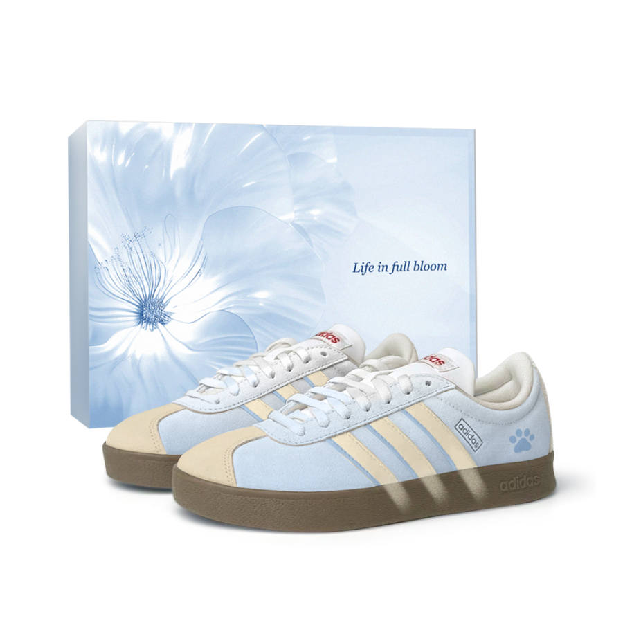 Adidas Adidas Vl Court Classic German Army Trainers Unisex Low Top Yellow