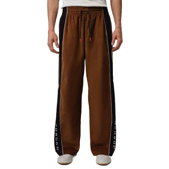 Jordan Jordan Flight Casual Pants Men's Light Tan/Velvet Brown/Pearl White/Pearl White Moderate Straight Fit Pants