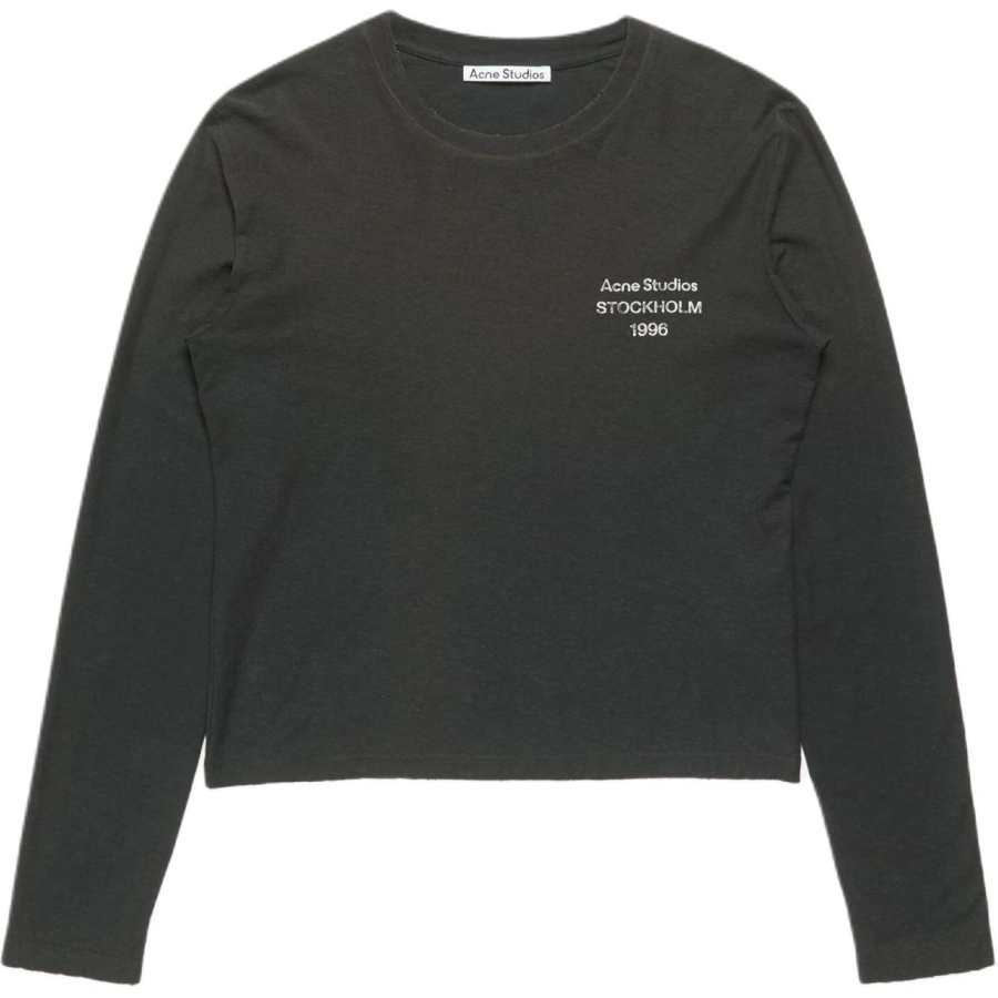Acne Studios Acne Studios T Shirts Unisex Faded Black Crew Neck
