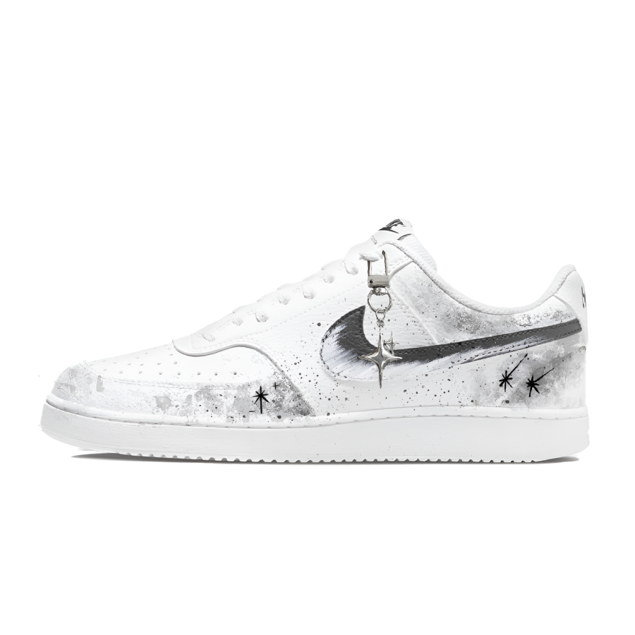 Nike Nike Court Vision 1 Skateboard Shoes Unisex Low Top Gray