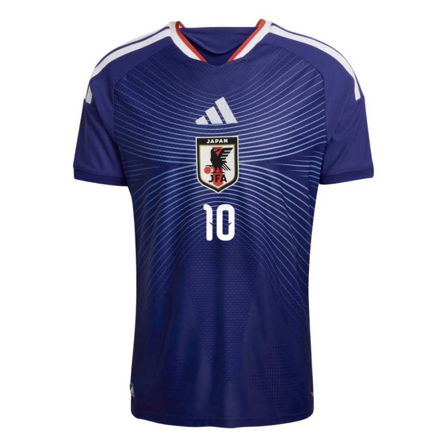 Adidas Adidas Japan National Team Soccer Jerseys Unisex Blue/Smoke Blue V Neck Moderate