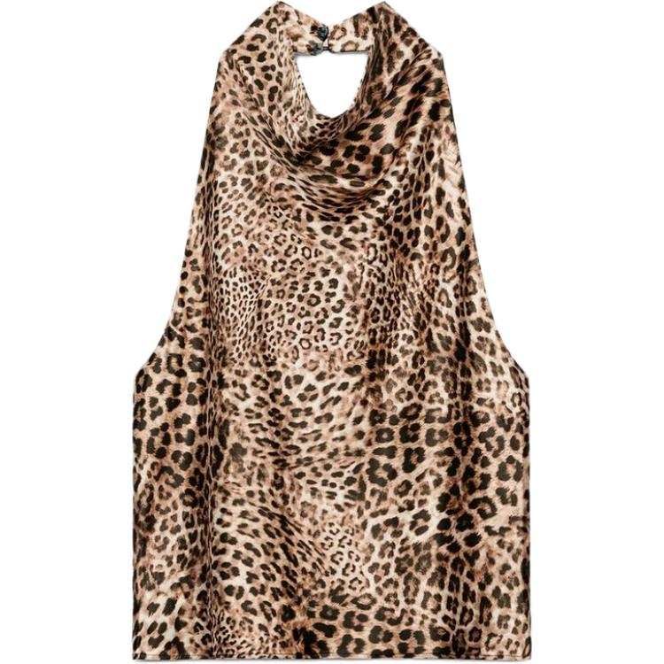 ZARA Tank Tops Women's Leopard Print Other