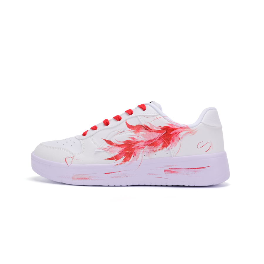 Li-Ning Li Ning Floating Boat Skateboard Shoes Men's Low Top Red