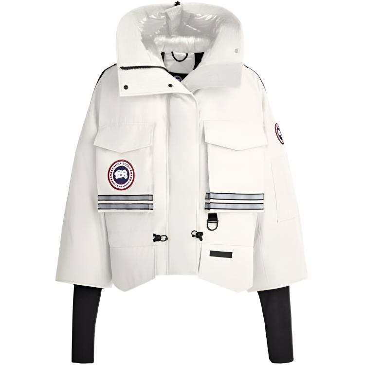 Canada Goose X ANGEL CHEN ANGEL CHEN Down Jackets Women's Beichen White Hooded Non Detachable Moderate Other