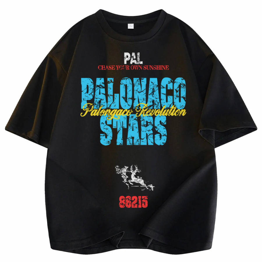 PAL ONGACO T Shirts Unisex Crew Neck Moderate Straight Fit