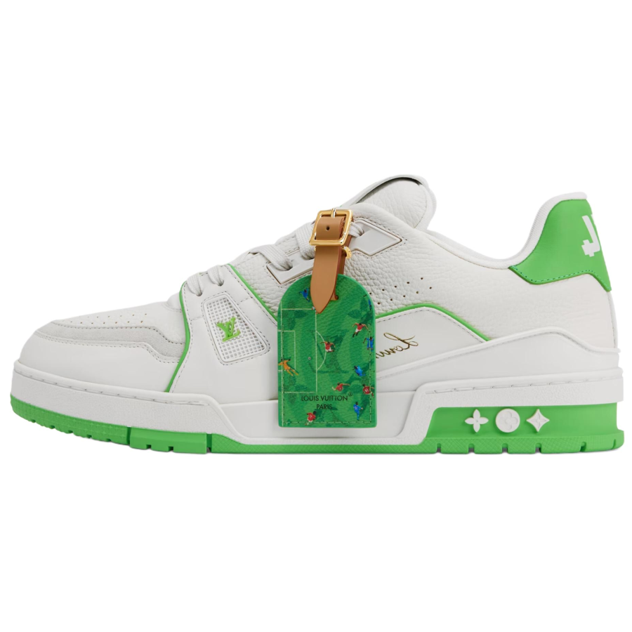 LOUIS VUITTON TRAINERS Skateboard Shoes Men's Low Top Dark Green