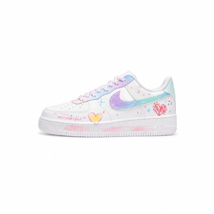 Nike Nike Air Force 1 Skateboard Shoes Unisex Low Top Pink