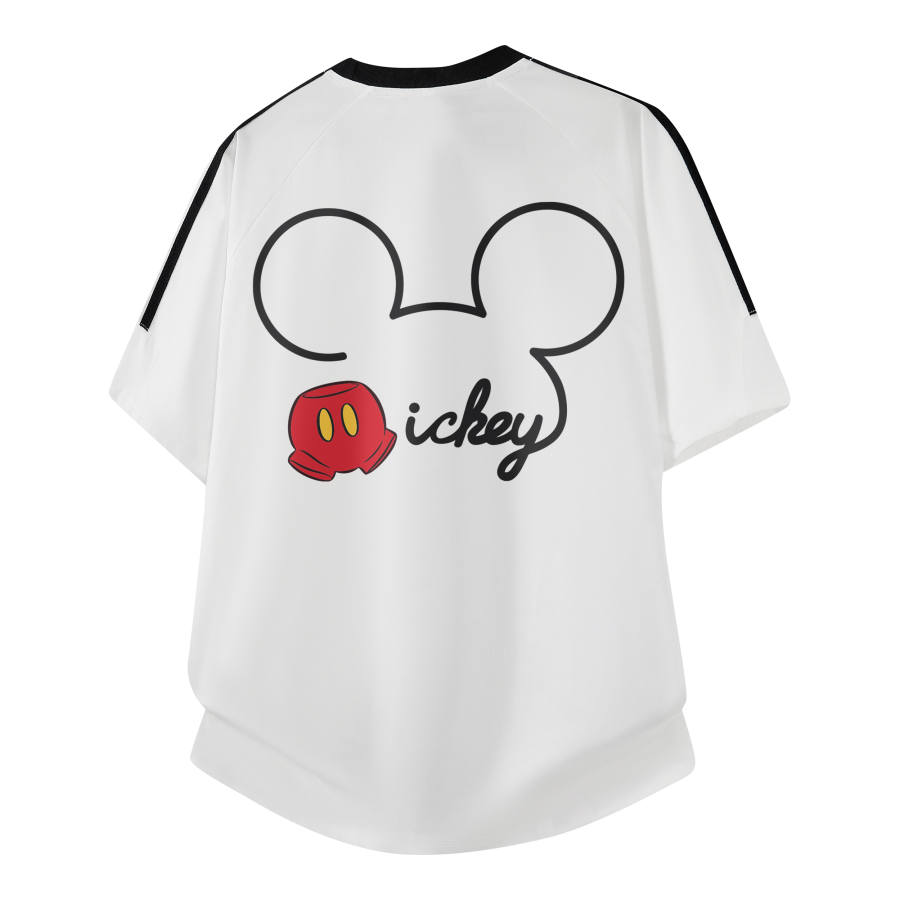 Disney T Shirts Unisex Crew Neck Moderate Straight Fit