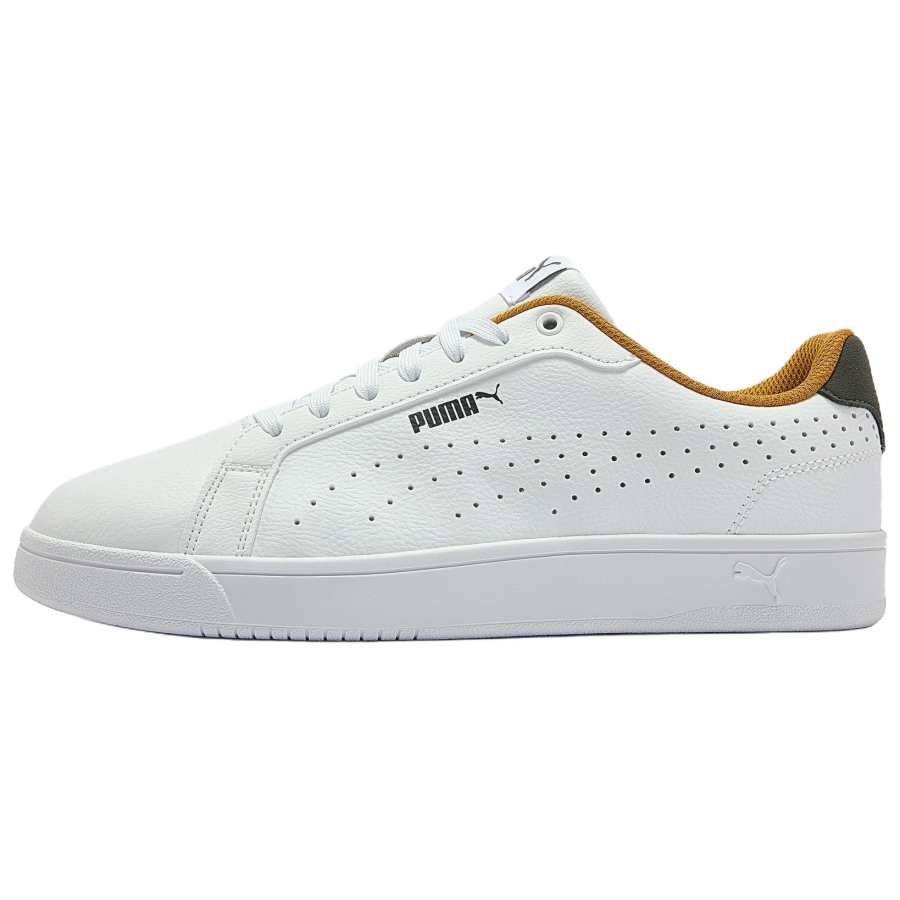 PUMA Grounded Skateboard Shoes Unisex Low Top White