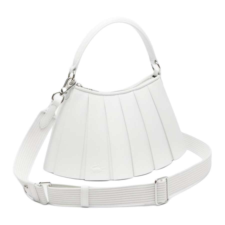 LACOSTE Sheepskin One Shoulder Handbag Small Women's Beige