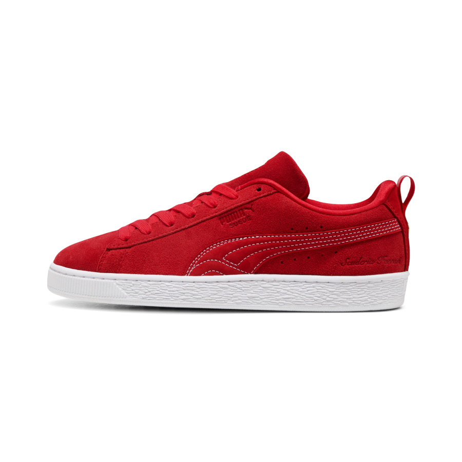 PUMA Suede Skateboard Shoes Unisex Low Top Red