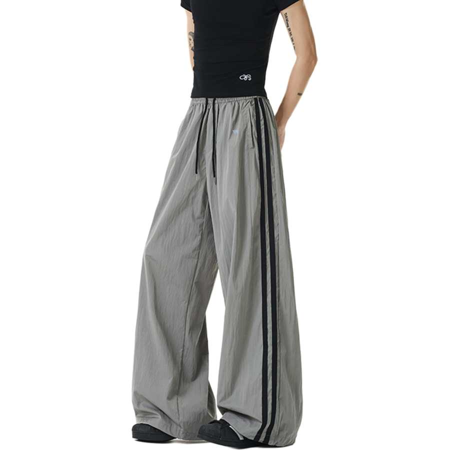WARRIOR WARRIOR Casual Pants Unisex Thin Straight Fit Pants