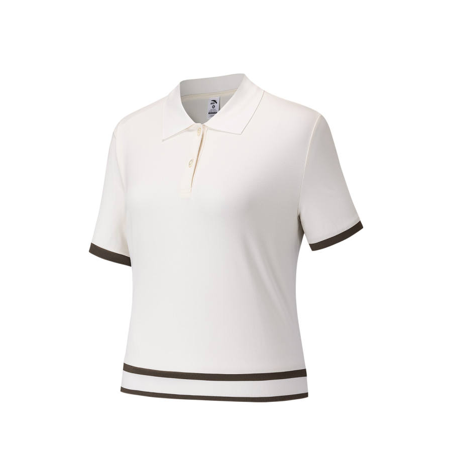 ANTA Polo Shirts Women's Papyrus White 5 Moderate