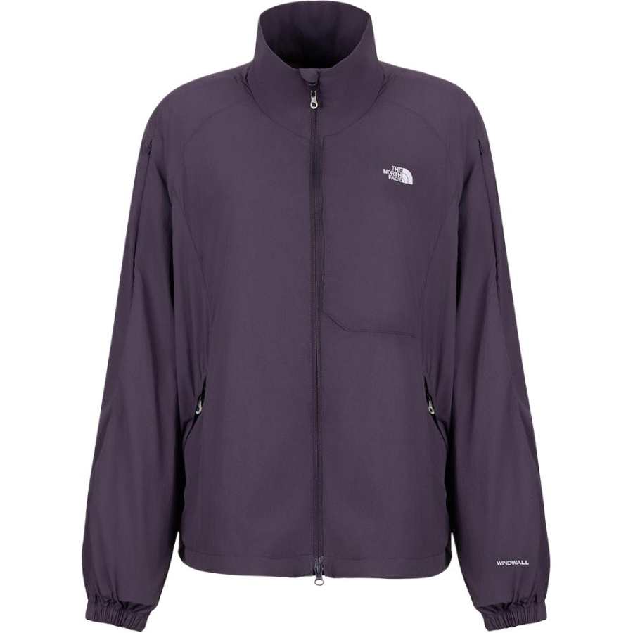 THE NORTH FACE Sun Protection Clothing Women's G5O/Long Dusk Purple Stand Collar Moderate